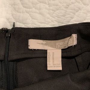 Forever 21 black suede skirt